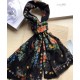 Replica AMIRI mcqueen flower print scarf for women Black #35597